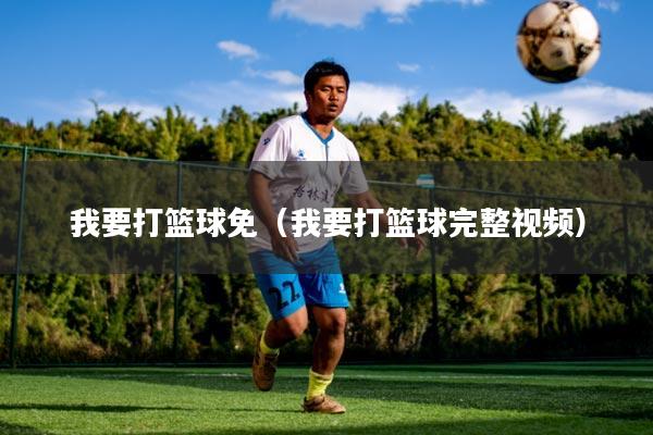 我要打篮球免（我要打篮球完整视频）