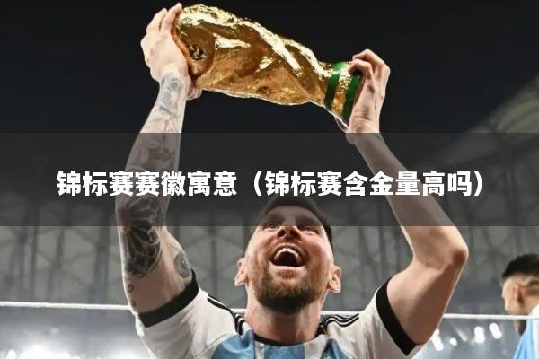 锦标赛赛徽寓意（锦标赛含金量高吗）