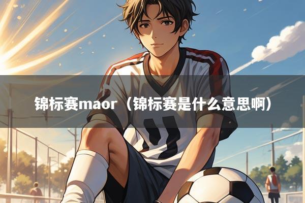 锦标赛maor（锦标赛是什么意思啊）