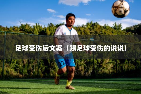 足球受伤后文案（踢足球受伤的说说）