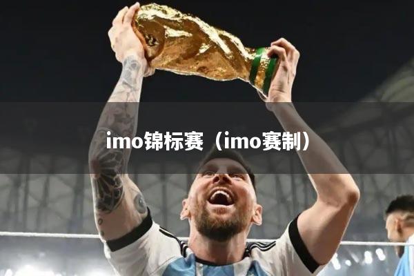 imo锦标赛（imo赛制）