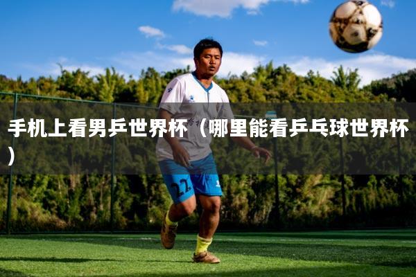 详细阅读:手机上看男乒世界杯(哪里能看乒乓球世界杯) 手机上看男乒世界杯(哪里能看乒乓球世界杯)